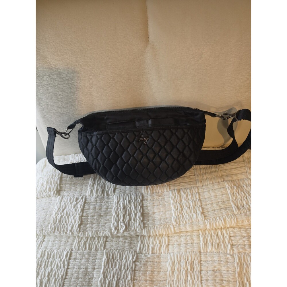 Lug Bolera Quilted Black Bag